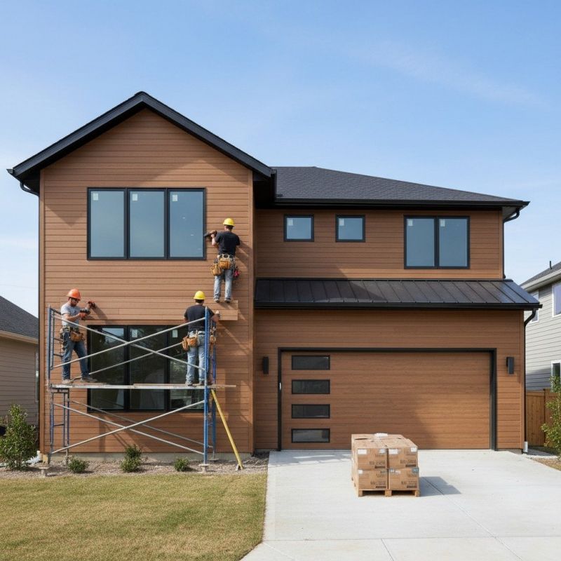 Cedar Siding Installation
